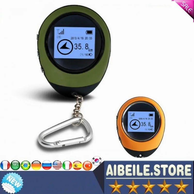 Mini GPS Tracker Tracking Device Travel Portable Keychain Locator Pathfinding Motorcycle Vehicle