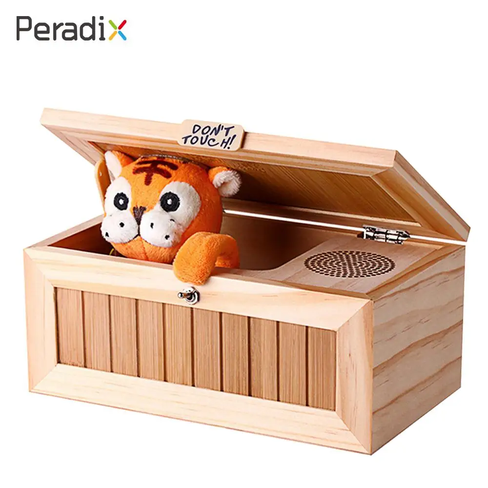 Lustige Tiger Box Elektrisches Holz Tricks Spielzeug Kinder Geschenke
