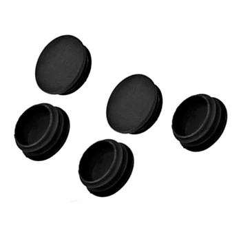 

CNIM Hot 22mm Diameter Round Plastic Blanking End Cap Tubing Tube Insert 5 Pcs