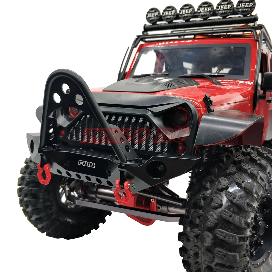 COOL RACING TRX4 литой передний бампер с светодиодсветильник кой для TRAXXAS TRX 4 AXIAL SCX10 90046