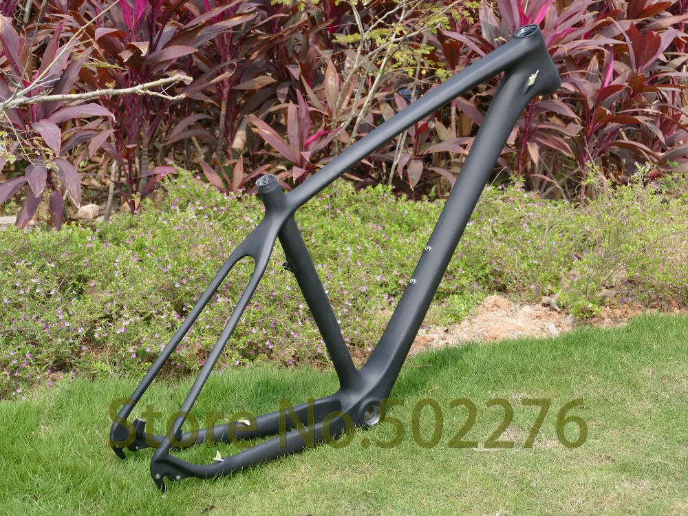 Best UD Carbon Glossy / Matt Cycling 650B 27.5ER MTB Mountain Bike Frame (FOR BSA / BB30) +  seat CLAMP 34.9mm + HEADSET  -  17" 19" 0