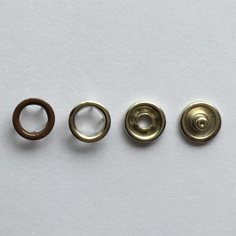 25 наборов высокое качество металл латунь 9,5 мм зубчатая Кнопка Экологичные кнопки для ухода за кожей Поппер пряжки 20 Доступные цвета