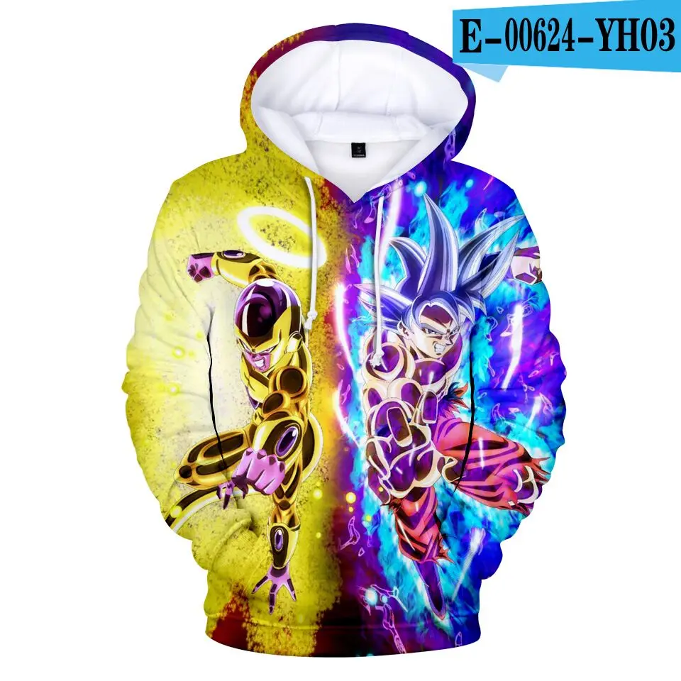 kids New Dragon Ball 3D Hoodies childen Fashion Anime Sweatshirts Autumn Winter high quality Hoodie Boys/girls Pullovers Coats - Color: color at picture