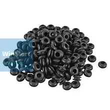 200 шт 5 мм внутренний 12 мм наружный диаметр резиновые втулки для проводки уплотнительное кольцо