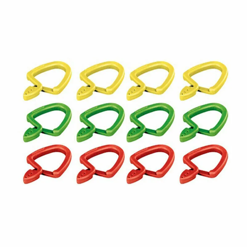 

12Pcs Utility Towel Laundry Wash Hanging Plastic Clips Peg Clothes Pins Clamp Household Clothesline