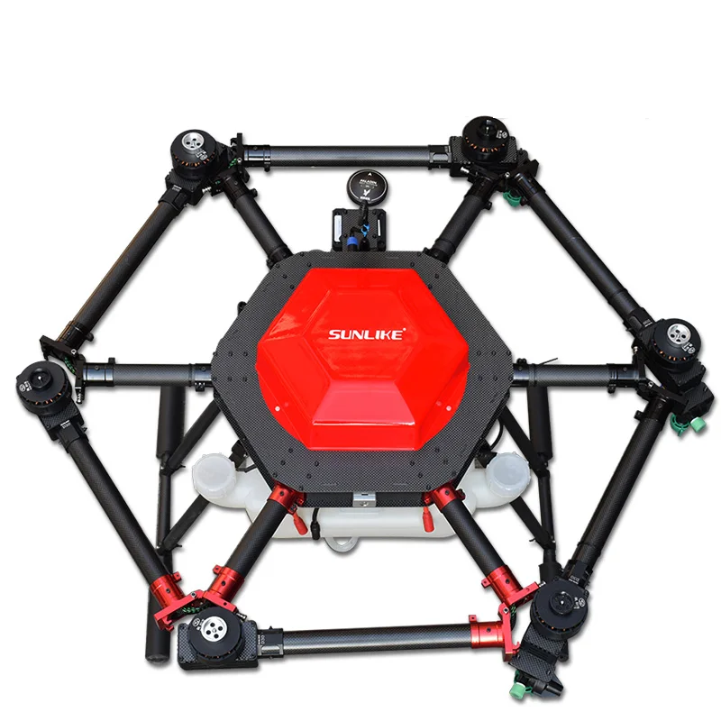10KG 10L 6 axis carbon fiber frame foldable Agricultural Protection Drone