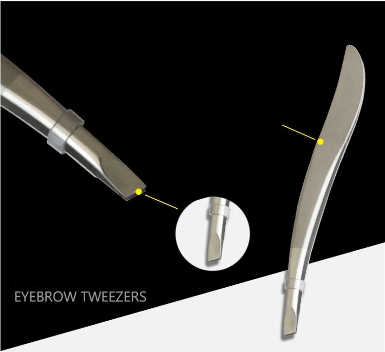 Профессиональный гвоздь для кутикулы Nipper машинка для стрижки ножницами устройство для удаления омертвевшей кожи Нержавеющая сталь кутикулы плоскогубцы-ножницы Маникюрный Инструмент - Цвет: Eyebrow Tweezer