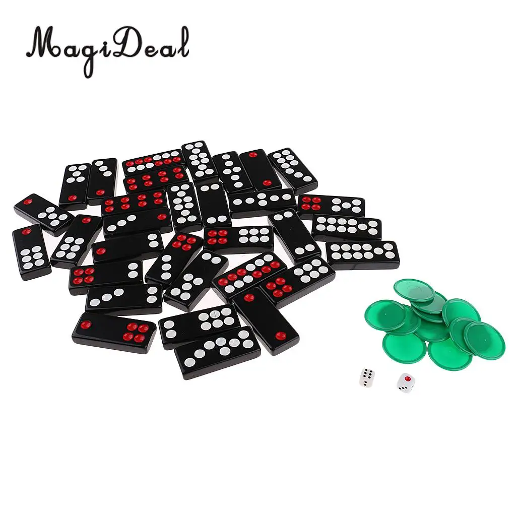 MagiDeal Chinese Pai Gow Paigow Tiles Set Casino Game Party Fun Toy for Party Entertainemnt Gambling Game Novelty Toy Gift