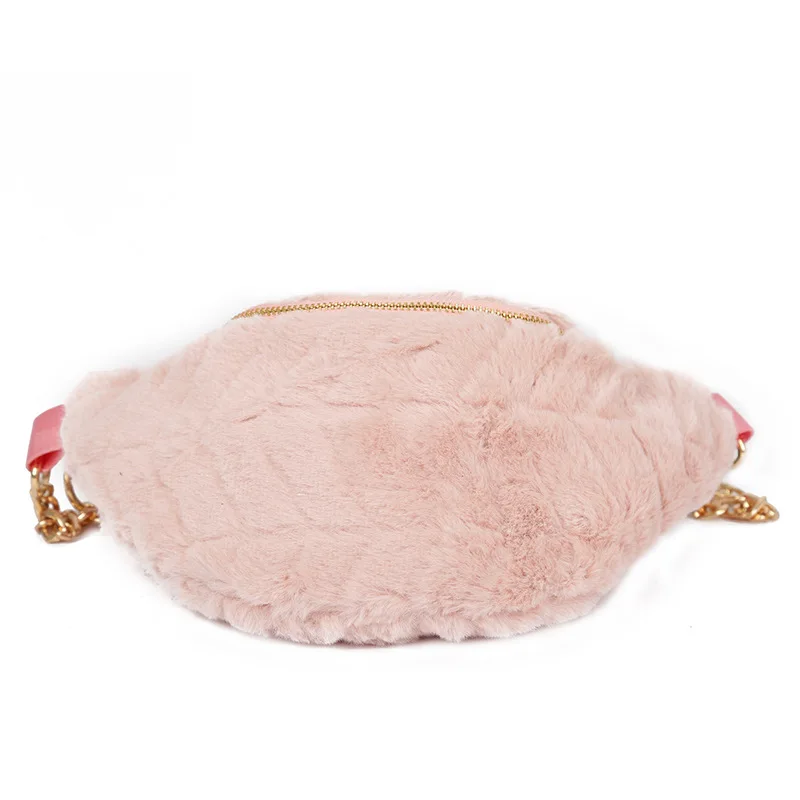 

Girl school bag Women's Fanny belt Waist Pack mini Unisex Simple Casual Villus bags for women 2018 PU cowboy shopping travel