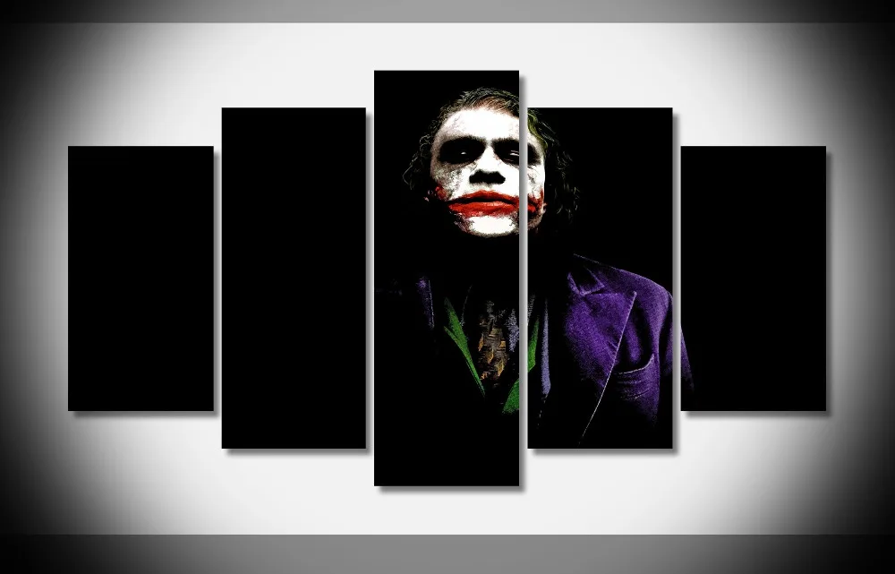 

P0300 The Dark Knight Joker Poster Framed Gallery wrap art print home wall decor wall picture Already to hang digital print