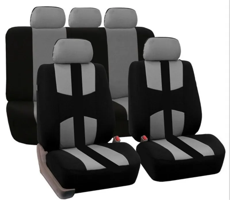 

2017 Universal Car Seat Covers Only For All Car Back Seat Covers SUV Black+Red/Gray/Blue/Beige Breathable Material Free Shipping