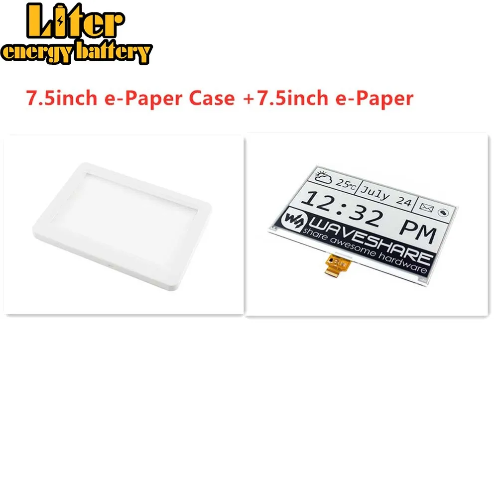 

Waveshare 7.5inch e-Paper Protection Case, for 7.5inch e-Paper/7.5inch e-Paper (B)/7.5inch e-Paper (C)