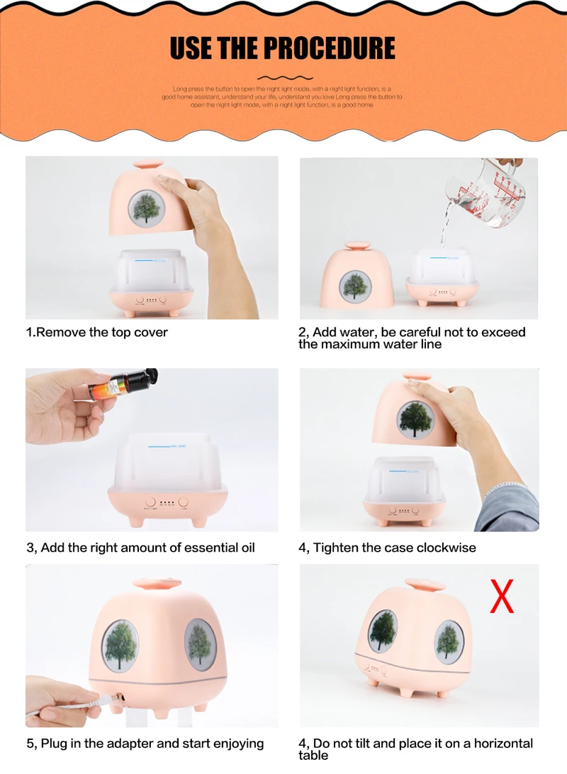 ultrasonic air humidifier mini aroma humidifier