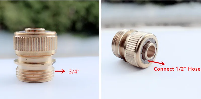 3 шт./упак. 3/4 дюйма быстрое соединение с наружной резьбой разъем для 1/" водяной пистолет шланг сад и газон Irrigaiton фитинги X161