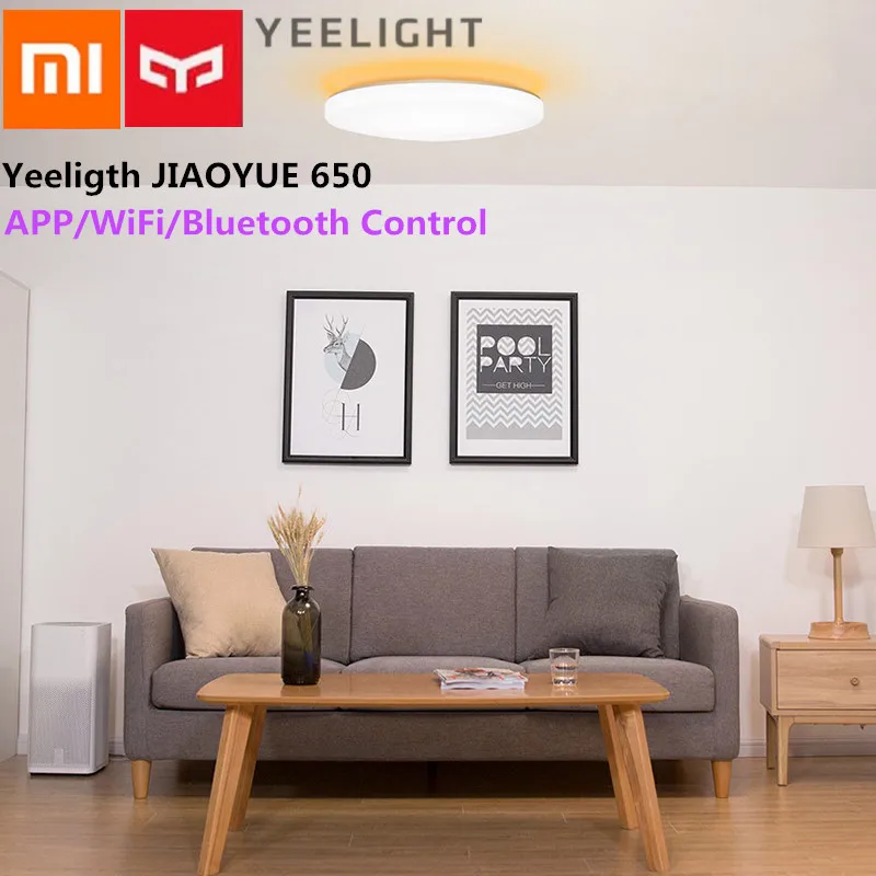 Yee светильник JIAOYUE 650 потолочный WiFi/Bluetooth/APP умный пульт дистанционного управления