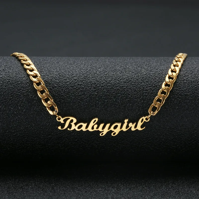 custom baby name necklace