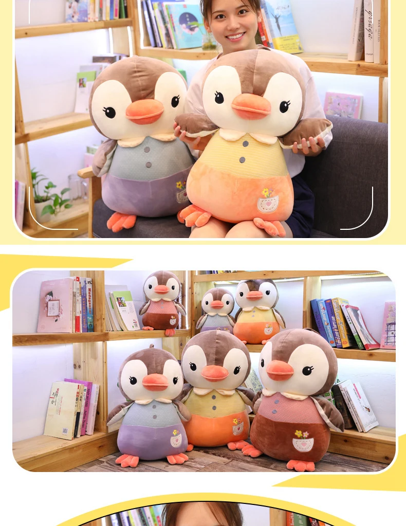 Мультфильм Пингвины плюшевые игрушки кукла Ragdoll Подушка Kawaii кукла креативный милый подарок на день рождения для мужчин и женщин