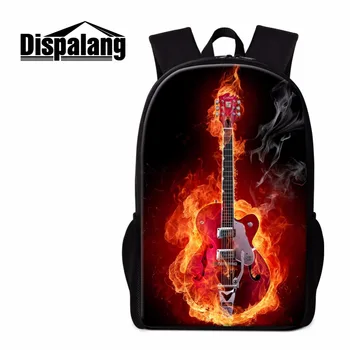 

Dispalang Cool Backpack for Teens Design music note personalized bookbag for boy School Book bags for child Trendy Back Pack