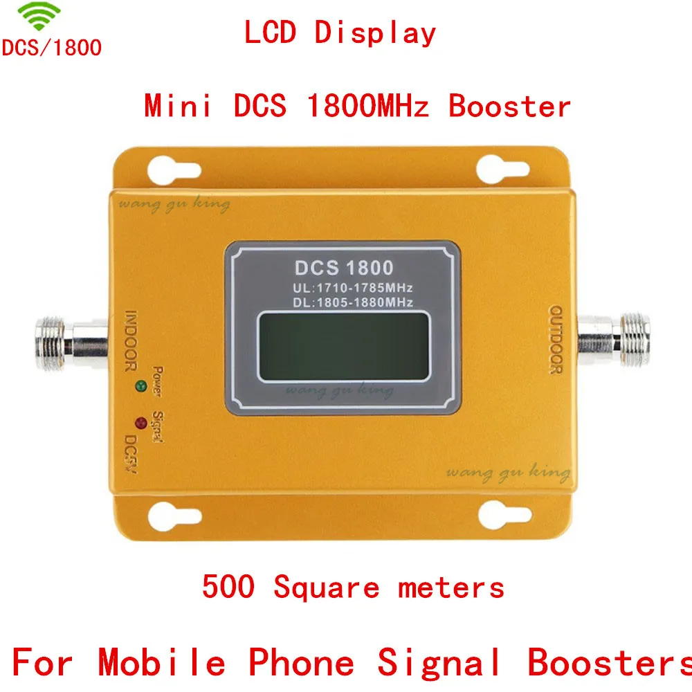 DCS 1800mhz booster 980 70db 20dbm power LCD display phone repeater 2G 4G LTE GSM DCS amplifier booster1800mhz signal enlarger