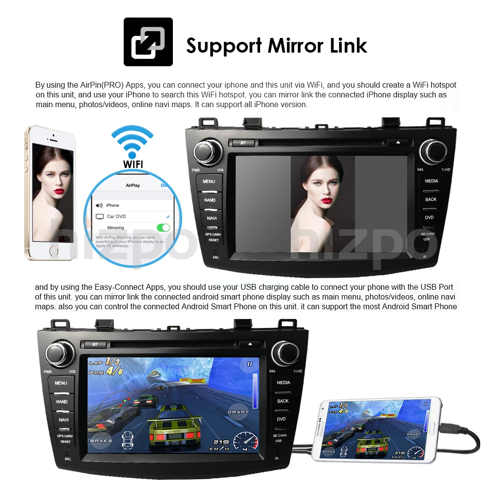 Perfect 2G+16G 1024*600 QuadCore 4GWIFI BT video audio Multimedia 2din car dvd player for Mazda 3 Mazda3 2010 2011 2012 2013 DAB DTV CAM 7