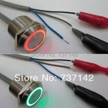 ELEWIND waterproof two color signal light PM191F E R G 24V S With 2M cable