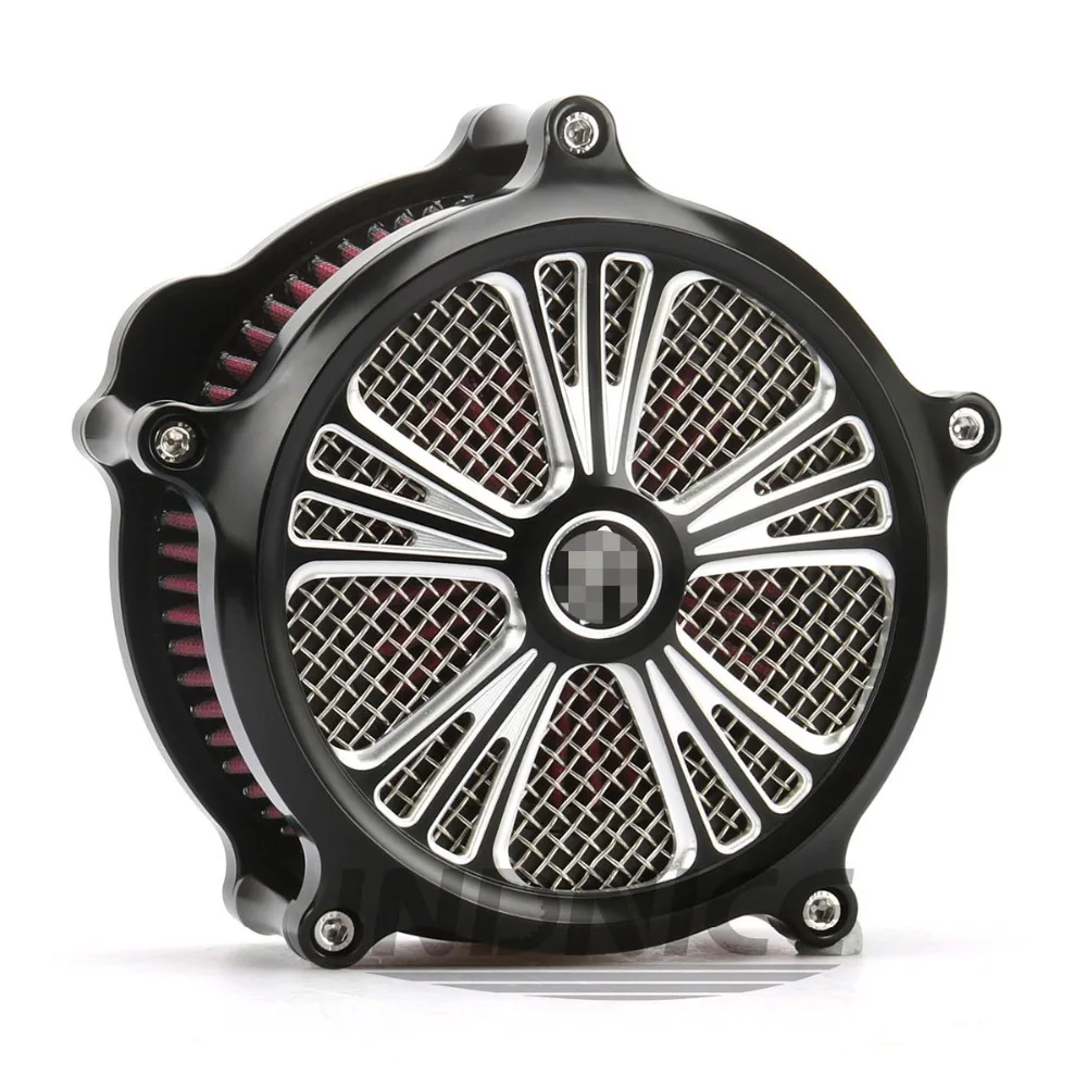 CNC black Domino Air Cleaner for harley air intake for harley sportster