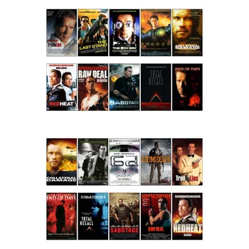 

1 PCS Arnold Schwarzenegger Movie Theme Poster DIY Waterproof Sticker Decor Scrapbooking Planner Sluit Sticker Flakes