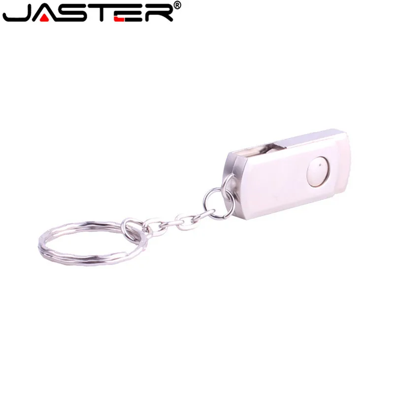 JASTER новый USB флэш накопитель из нержавеющей стали 128 ГБ вращение Usb флешка 64 32 16 8