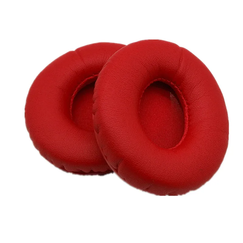 Сменные поролоновые амбушюры, подушки, чехол для Monster для Beats от Dr. Dre SOLO 1,0/SOLO HD, белковые кожаные наушники - Цвет: Красный