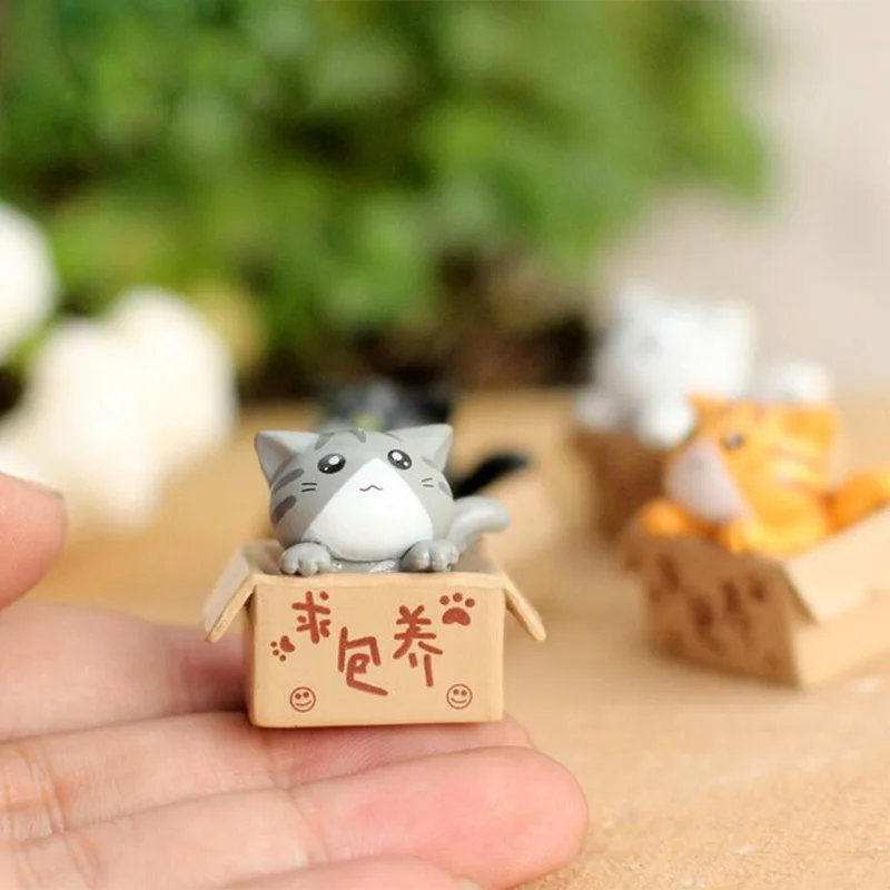 Cat-inside-box-Miniature-Figurine-sculpture-statue-wedding-decoration-Cake-mini-fairy-garden-resin-craft-ornament (1)