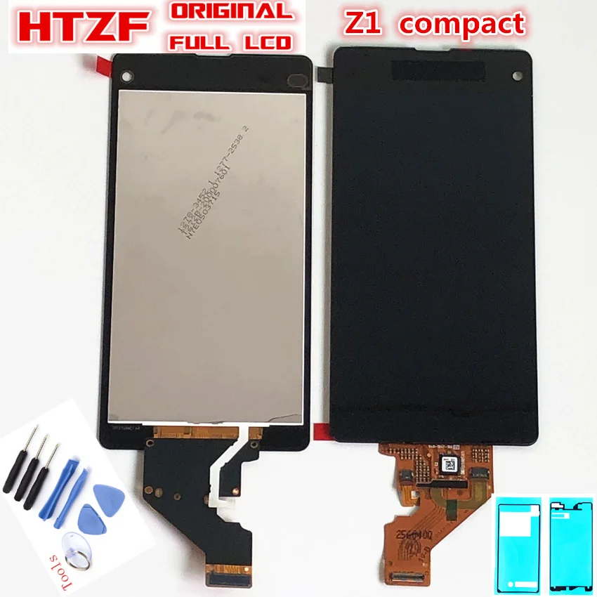 100% оригинальный жк дисплей для Sony Xperia Z1 Mini Compact D5503 M51W дигитайзер сенсорного