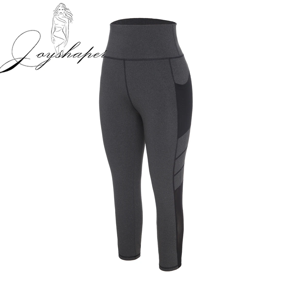 

Joyshaper 2019 Women Leggings with Pocket Gothic Insert Mesh Design Sport Pant Big Size Black Gym Sportswear Fitness Leggins