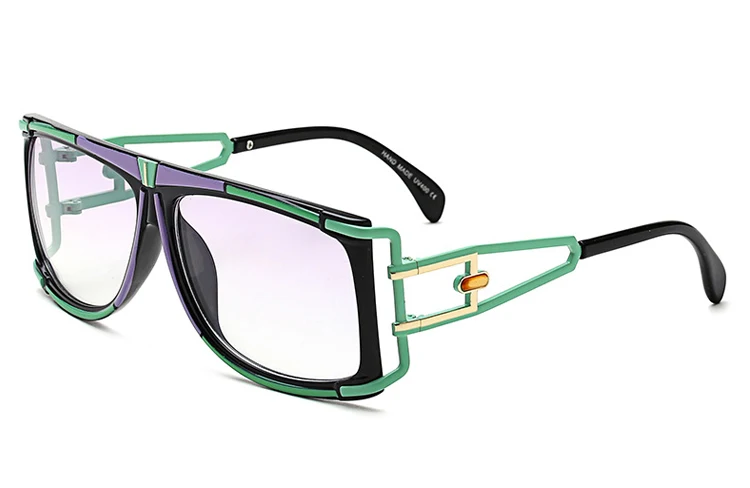 DRESSUUP роскошные квадратные женские солнцезащитные очки, брендовая дизайнерская большая оправа UV400, солнцезащитные очки Occhiali Oculos De Sol Donna Feminino - Цвет линз: C7