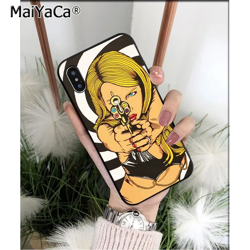 Мягкий силиконовый чехол MaiYaCa для Apple iPhone 8 7 6 6S Plus X XS MAX 5 5S SE XR|Чехлы-накладки| |