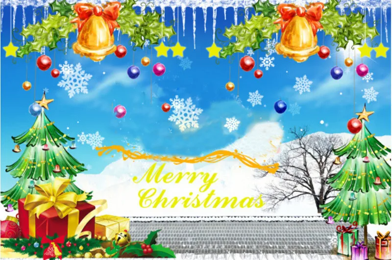 Рождественское украшение, парашют, Санта Клаус и снеговик, узор, сцена, Рождественский висячий подарок, висячий Шарм, Декор