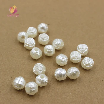 

9mm ABS Rose round beads biger hole beads Diy Beads Jewelry DIY making 30 pcs