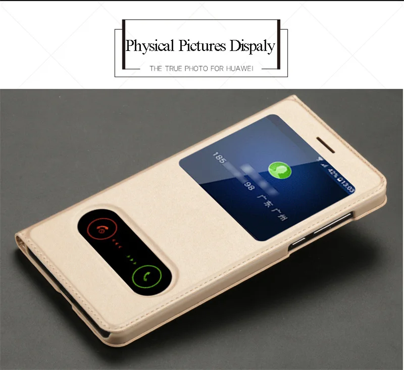 Flip leather case with 2 windows for Nokia 6 (10)