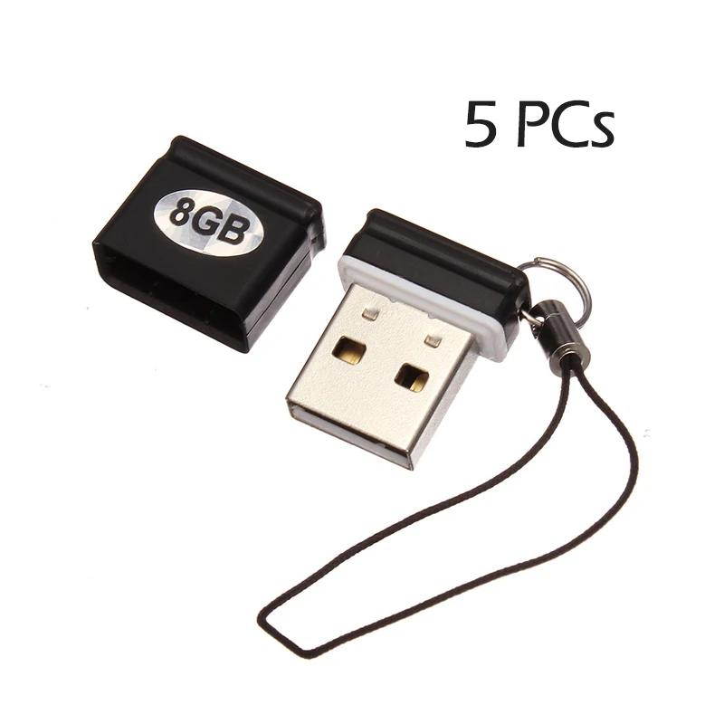 5PCs Mini USB 2 0 Pen Drive 8GB USB Flash Drive Pendrive Memory Flash Stick U