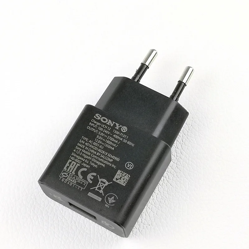 الأصلي sony xperia xz شاحن سريع qc 3.0 سريعة تهمة usb مهايئ طاقة حائطي ل xa1 xa2 XZs XC XZp XZ1 XZ1C المحمول الهاتف