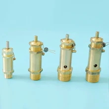 1/4 1/2 дюйма мужской Нитки латунь рельеф Клапан Потяните кольцо тип Детская безопасность выпуска Клапан для воздушный компрессор винтовой машина, бойлер a21w-16t