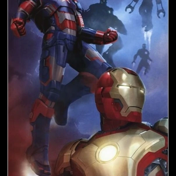 Marvel Iron Man 3 - Patriot Laminated & Framed Poster Print (24 x 36)