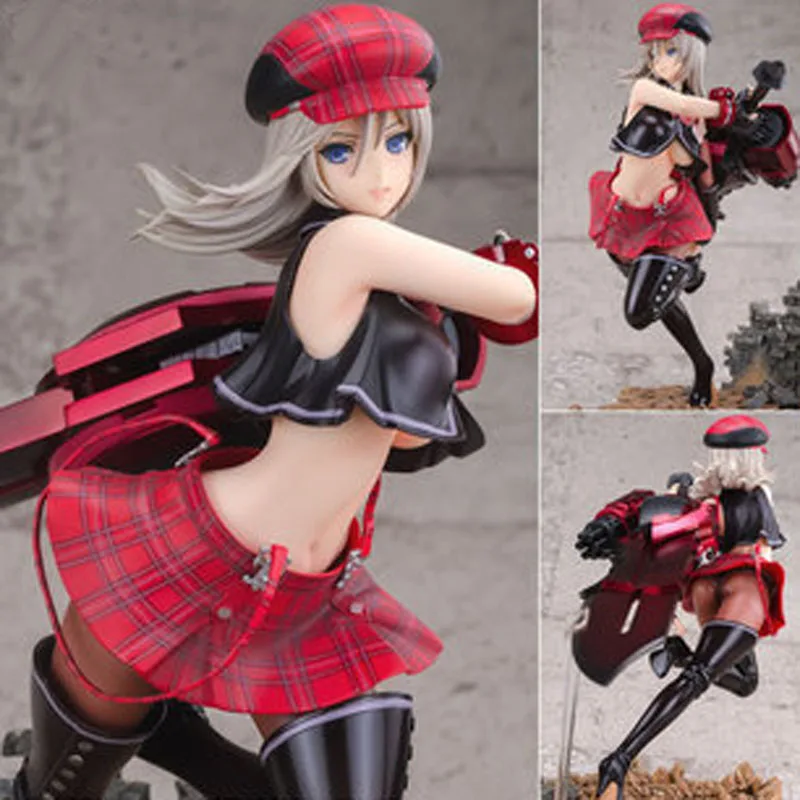 

2017 Hot Japanese Anime Figure God Eater Alisa Cute PVC Action Figure Model Toy Girl Swordsman Best Gifts For Kids 20cm RT051