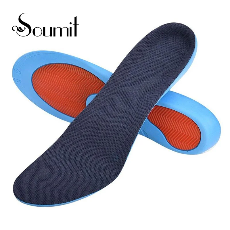Soumit Extra Comfort Soft Insoles Prevent Odors Sports Shock Absorption