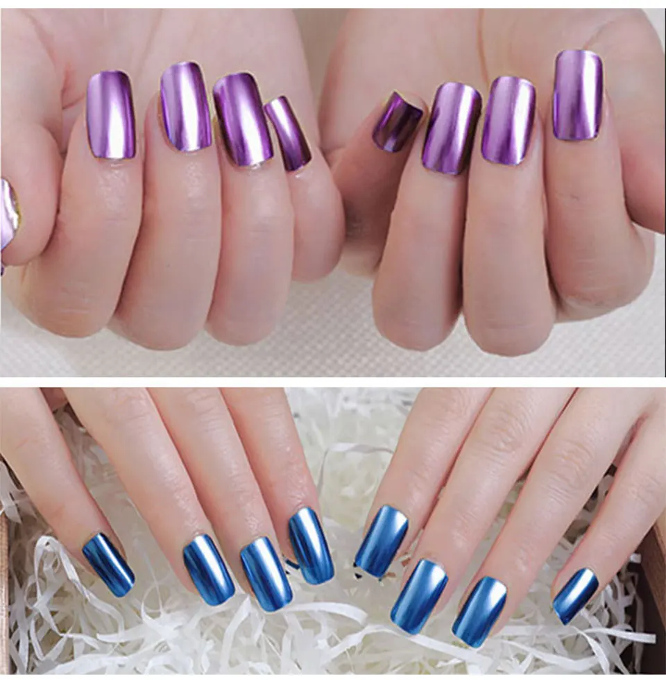 Saviland Bubble Nails Волшебное Зеркало розовое золото серебро черный блеск пыль DIY маникюр Гель-лак для нейл-арта хромированное украшение