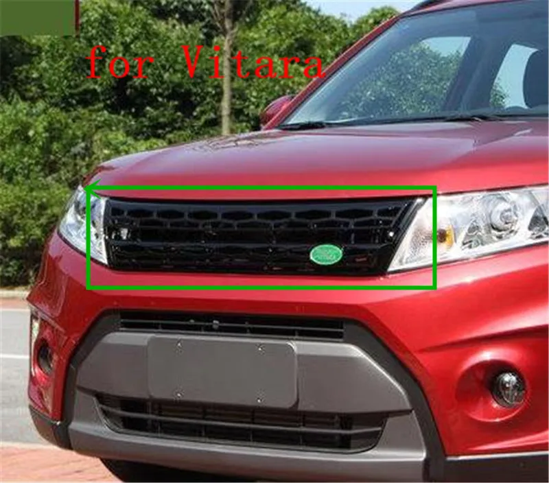 

Auto parts ABS Front Grille Around Trim Racing Grills Trim for Suzuki Vitara 2015 2016 2017 2018 Car styling