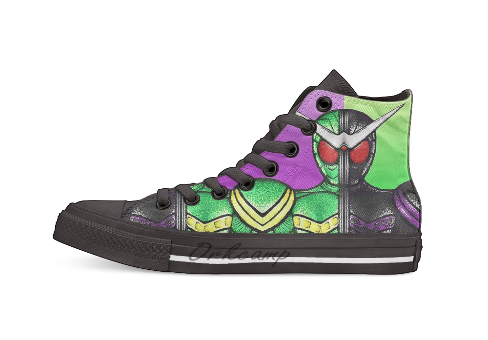 

Kamen Rider Double Casual High Top Canvas shoes sneakers For Drop shipping