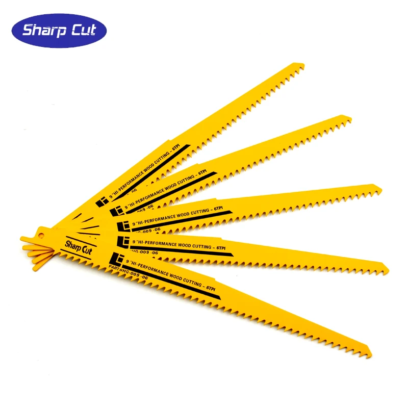 35% OFF Free Shipping:9" Reciprocating Saw Blades 6TPI Fast Cutting