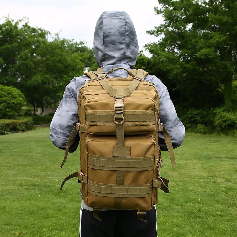 25L Camo Military Tactical Backpack Trekking Hiking Backpack Travel Hunting Daypack Climbing Mountaineering Outdoor Camping Bags (2)