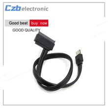 Новый USB 2.0 12 В 5 В 22pin SATA адаптер Кабели внешний Мощность для 2.5 »SSD HDD жесткий диск диск конвертер