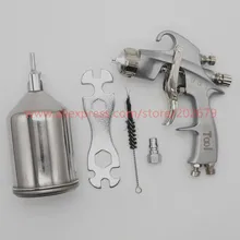 HVLP пистолет-распылитель, лаковый пистолет, ручной краскопульт, японский качественный Краскораспылитель/мебель/дерево автомобильный 600CC горшок из нержавеющей стали